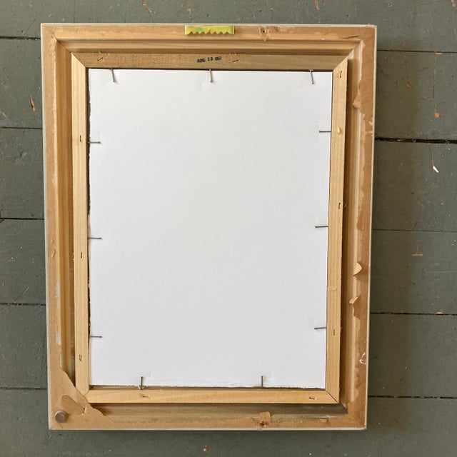 1960’s Original Female Nude Painting Vintage Mid Century Frame For Sale - Image 4 of 5