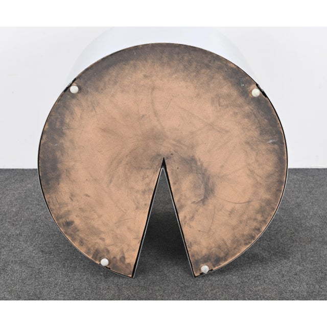 Leon Rosen Pace Style Solid Stainless Steel Side Table, 1980s For Sale - Image 10 of 10