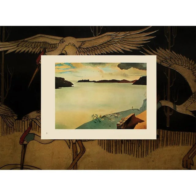 Salvador Dalí 1957 After Salvador Dali "Landscape of Port-Lligat", First Edition Period Photogravure For Sale - Image 4 of 8
