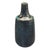 Mid-Century-Modern Textured Reactive Glaze Pottery Bottle Vase Green Blue Color For Sale - Image 9 of 9