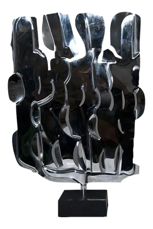 Spinning Sculpture - Original Steel Sculpture by Pietro Consagra - 1975 1975