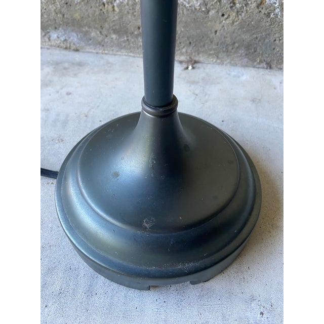 Traditional Vintage Pottery Barn Adjustable Table Lamps - A Pair For Sale - Image 3 of 11