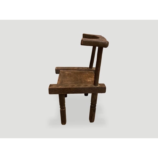 Antique African Wooden Chair or Side Table For Sale - Image 18 of 18