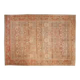 Vintage Distressed Malayer Carpet - 11'6" x 16'2" For Sale