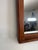 Antique French Country Scalloped Wood Small Wall Mirror For Sale - Image 9 of 13