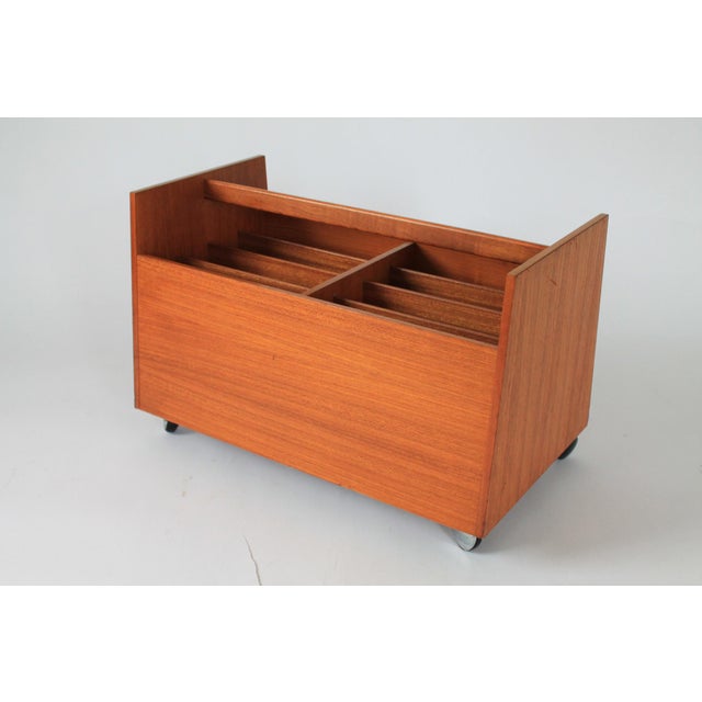 1960s 1960's Teak Magazine Rack by Rolf Hesland for Bruksbo For Sale - Image 5 of 16