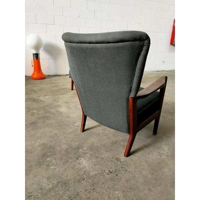 Set of Vintage Teak Nordic Armchairs For Sale - Image 4 of 7