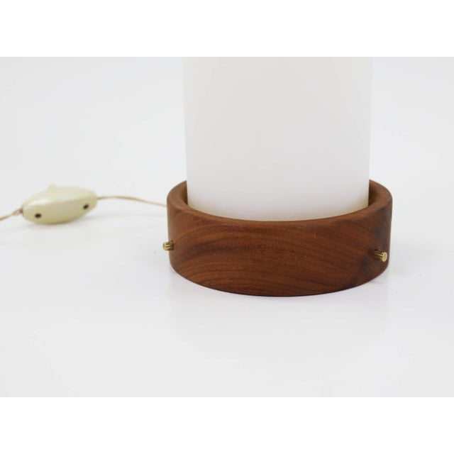 Brutalist Minimalistic Modern Table Lamp, Denmark, 1960 For Sale - Image 3 of 4