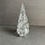 Late 20th Century Vintage Art Glass Christmas Tree Sculpture Clear Bubbles For Sale - Image 5 of 12