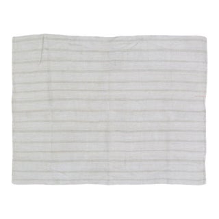 Vintage Turkish Flatweave Hemp Rug, 4'2''x5'7'' For Sale