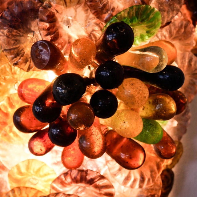 Cornucopia Wall Sconces in Murano Glass, Italy, 1980, Set of 2 For Sale - Image 9 of 17