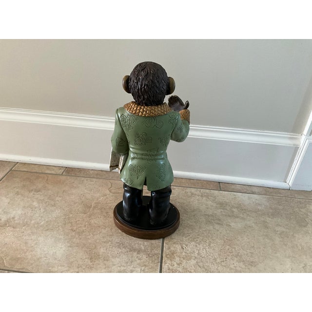 1990s Vintage Bombay Co. "Winston, the Monkey Butler" Wine Holder For Sale - Image 5 of 8