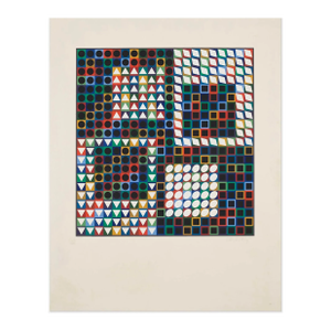 Victor Vasarely Screenprint in Color m.c.-2 1970
