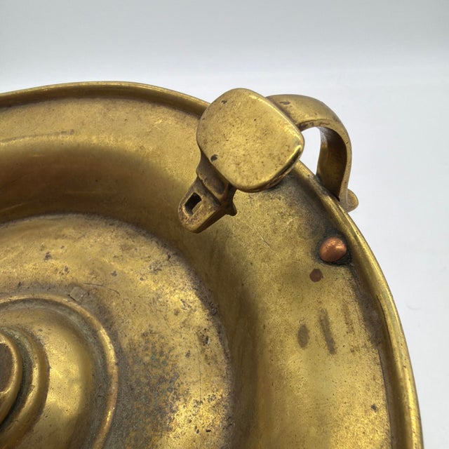 Metal Antique Brass Push-Up Chamberstick, Probably English, Early to Mid 19th Century For Sale - Image 7 of 11