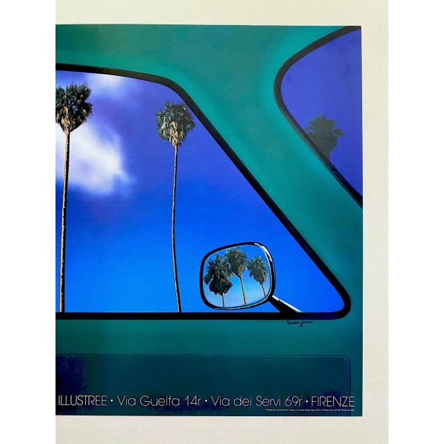 Various Artists Fernando Guerrini Vintage 1982 Italian Pop Art " California " Lithograph Print Contemporary Poster For Sale - Image 4 of 9