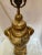 Gold Vintage Early 20th Century Italian Golden Ram Ornamental Lamp For Sale - Image 8 of 13