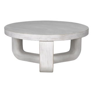 NOIR Joel Coffee Table, White Wash For Sale