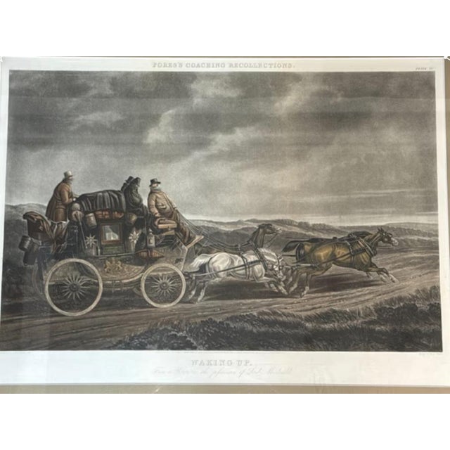 ‘Waking Up’: Fore’s Coaching Recollections — A Very Large Hand-Coloured Aquatint, After Charles Cooper Henderson For Sale - Image 4 of 12
