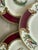 1930s 1930s Myott Staffordshire Chelsea Bird Salad Plates Burgundy Gold English China - Set of Eight (8) 7 7/8” For Sale - Image 5 of 11