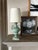 1930s Japanese Dimiuitive Celadon Glaze Japanese Urn Shaped Lamp For Sale - Image 12 of 14