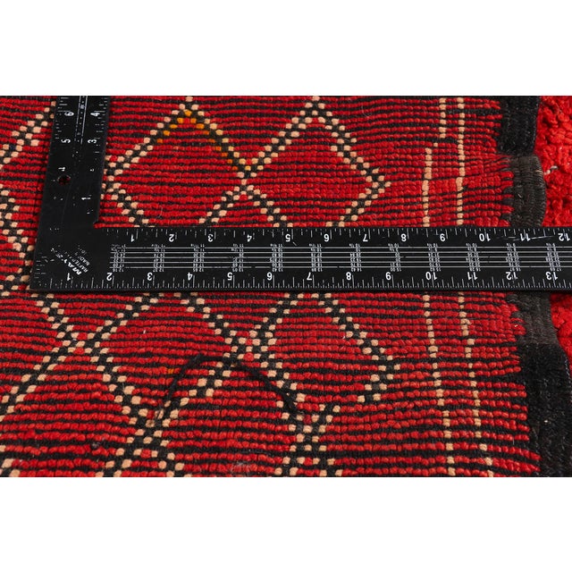 Textile Vintage Beni M'Guild Moroccan Rug, 06'10 X 09'11 For Sale - Image 7 of 10