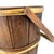 Wood Vintage Basketville Federal Eagle Wood Wastebasket For Sale - Image 7 of 11