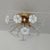 Art Deco 1980s Flush Mount White Murano Styled Chandelier Lighting For Sale - Image 3 of 14