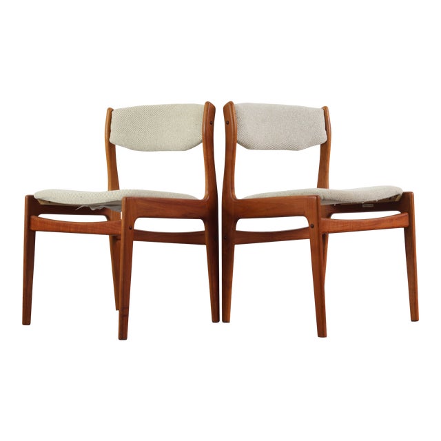 Teak Dining Chairs by Benny Linden - Set of 4 For Sale