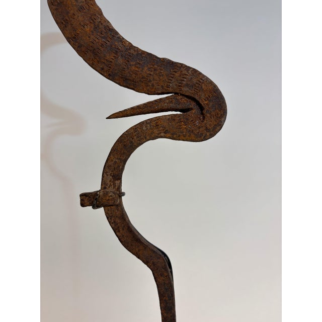 Metal Early 20th Century Collection of Kirdi Mataram Throwing Knives, Cameroon - Set of 3 For Sale - Image 7 of 11
