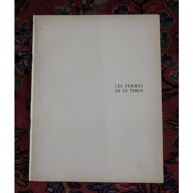 Printmaking Materials Vintage Ltd. Ed. Pochoir Images by Guy Arnoux - "Les Femmes De Ce Temps" - Set of 3 For Sale - Image 7 of 8