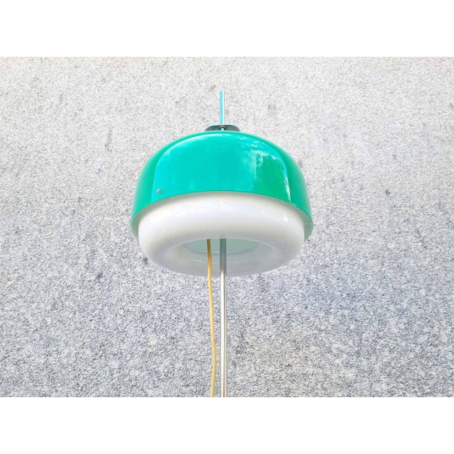 Plastic Mid-Century Green Medusa Floor Lamp by Luigi Massoni for Guzzini, Italy, 1970s For Sale - Image 7 of 15