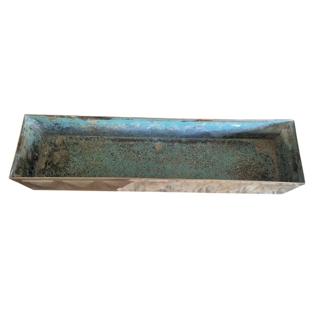 Mid Century Modern Brass Studded Tabletop Planter Box For Sale - Image 17 of 18