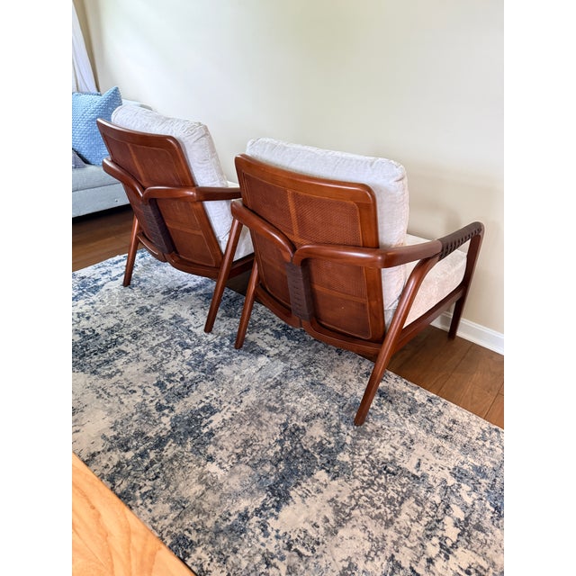 Pair McGuire Knot Lounge Chairs For Sale - Image 9 of 13