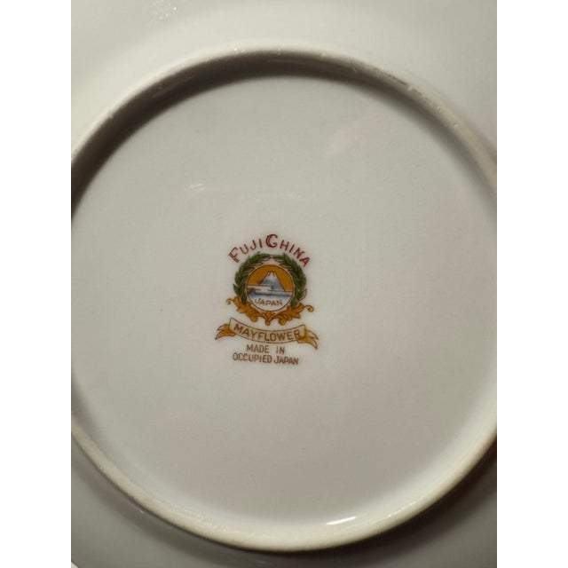1940s Fuji China Mayflower Occupied Japan Service for 6 - 18pcs For Sale - Image 4 of 4