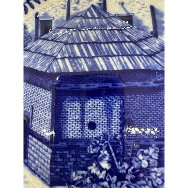 Chinoiserie Vintage English Chinoiserie Plate For Sale - Image 3 of 5