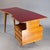 Vintage Teak Desk with Amaranth Glass, 1950s For Sale - Image 10 of 10