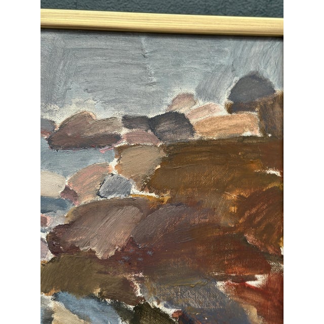 Roger Hägnert, Öland Motif, 1989, Oil Painting on Canvas, Framed For Sale - Image 7 of 17