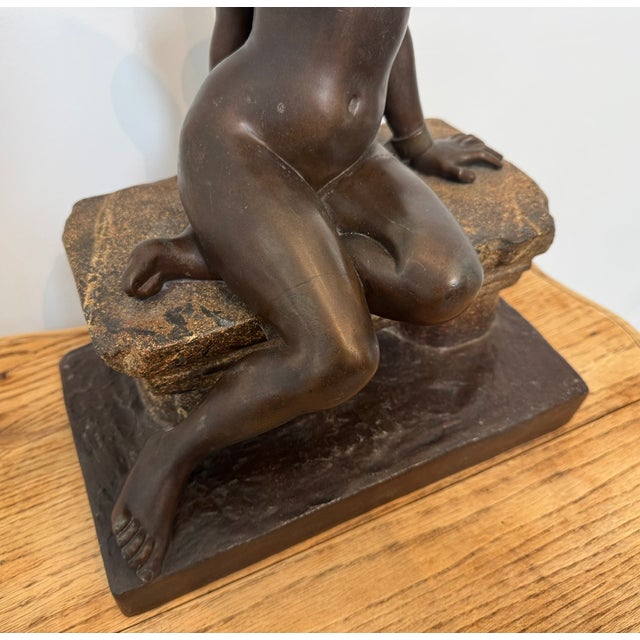 Metal Emmanuel Villanis, Nude L Esclave, 19th Century, Bronze For Sale - Image 7 of 17