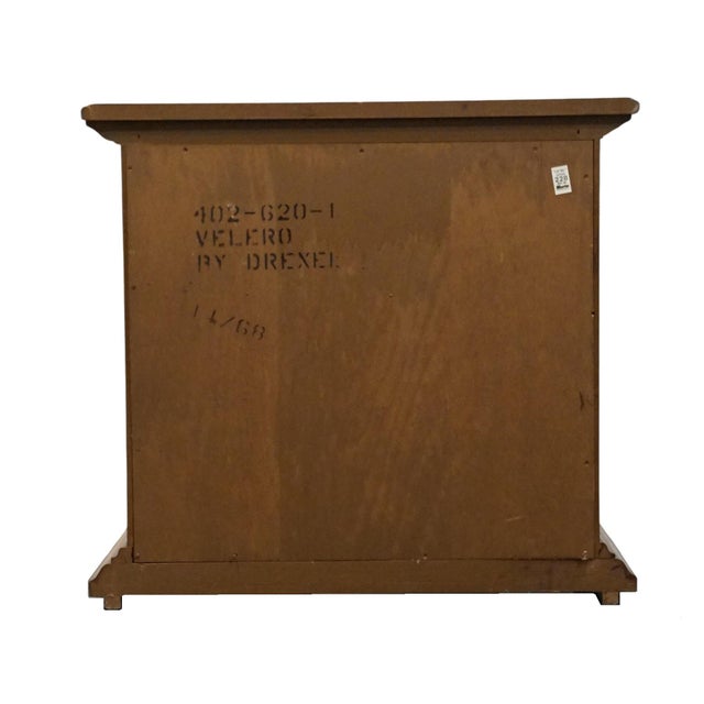 Drexel Heritage Velero Collection Italian Neoclassical 26" Cabinet Nightstand 402-620-1 For Sale - Image 11 of 12