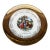 Vintage St. Petersburg Colonial Style Plate With a Gold Rim For Sale