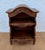 1950s Spanish Carved Wood Open Shelf With Floral Decoration For Sale - Image 9 of 13