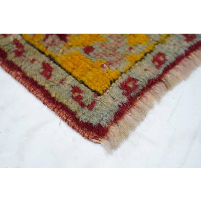 1920s Antique Oushak Rug 2'4'' x 4'6'' For Sale - Image 5 of 11