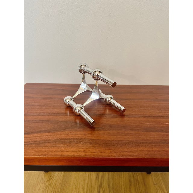 S22 Candlesticks by Hans Nagel with Werner Stoff, Germany, 1960s, Set of 2 For Sale - Image 3 of 4