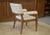 Vintage Art Deco Lounge Chair in Ash and Ecru Boucle Fabric by Pierre Gouffé, 1940s For Sale - Image 3 of 14