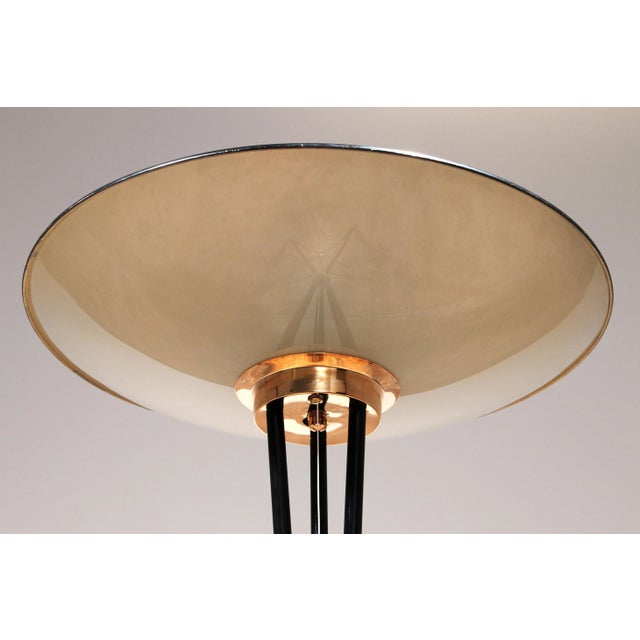 Illuminate your space with timeless elegance using this vintage Italian floor lamp, a masterpiece designed and produced by...