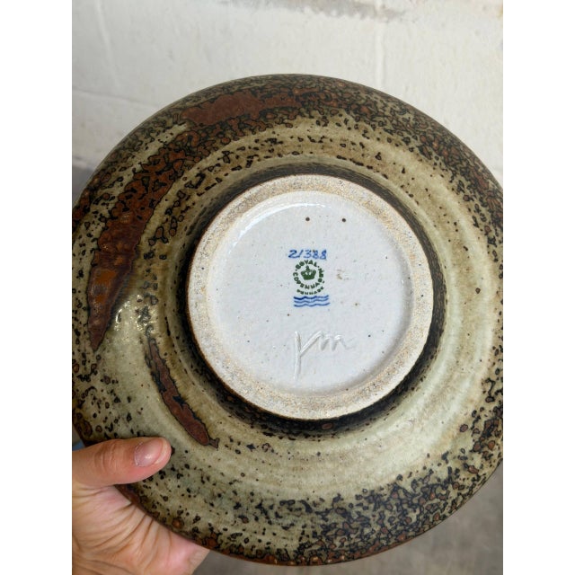 Jørgen Mogensen Royal Copenhagen Ceramic Bird Dish Stoneware Denmark Mid-Century Modern 1960s For Sale - Image 10 of 10