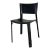 Vintage S91 Dining Chair by Fasem in Black With Patina For Sale