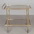 Maison Jansen Mid Century French Brass Bar Cart For Sale - Image 4 of 12