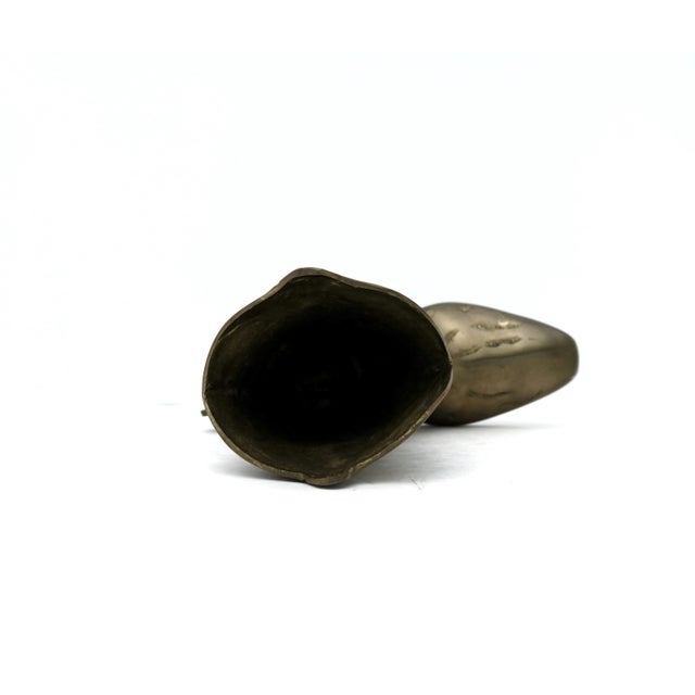 Brass Vintage Brass Boot With a Moveable Spur For Sale - Image 8 of 11