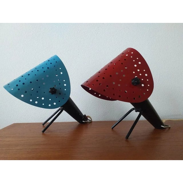 1950s Mid-Century Table Lamps by Ernst Igl for Hillebrand, 1950s, Set of 2 For Sale - Image 5 of 14